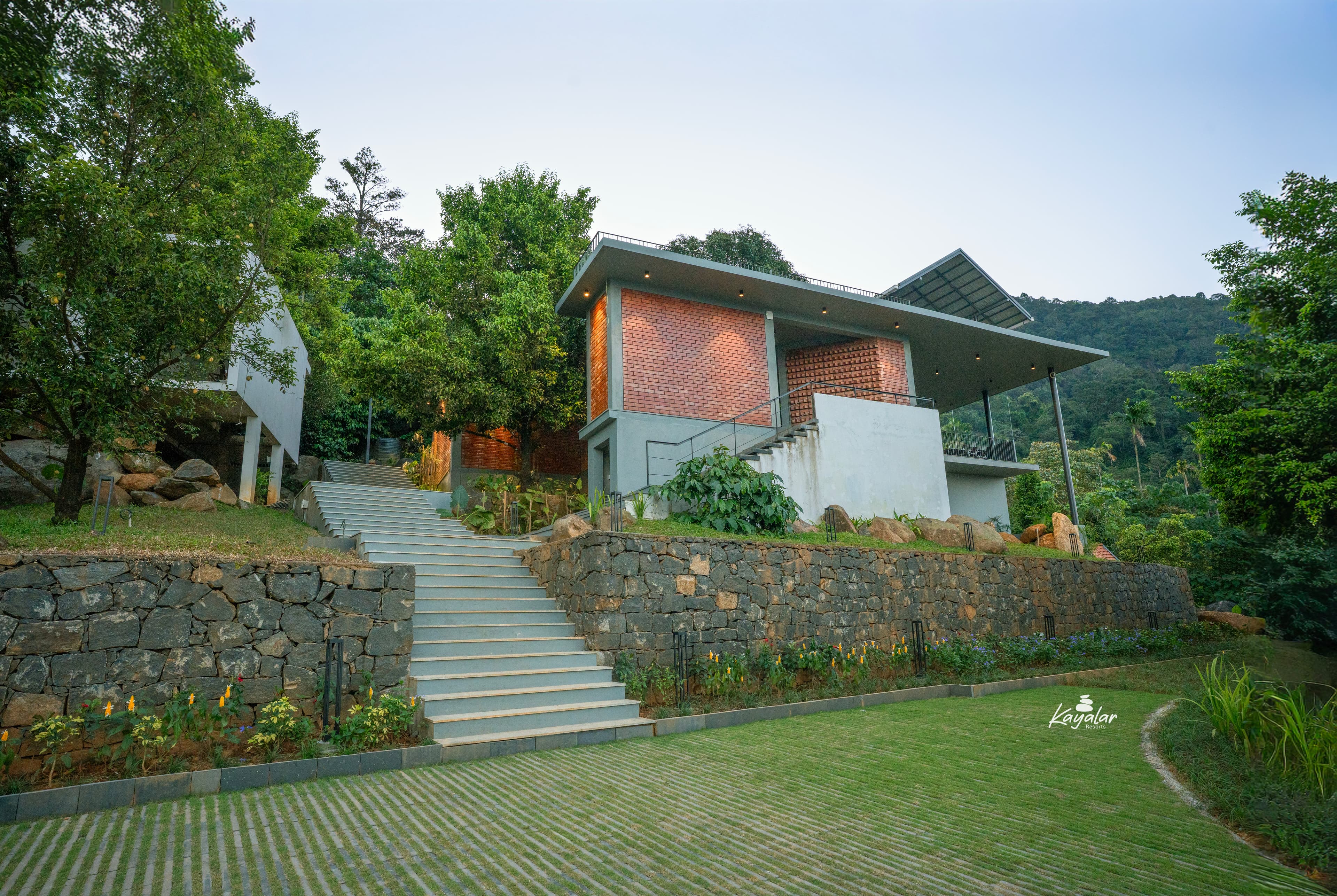Infinity pool at dusk